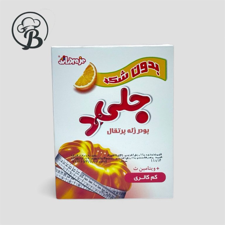 پودر ژله پرتقال بدون شکر