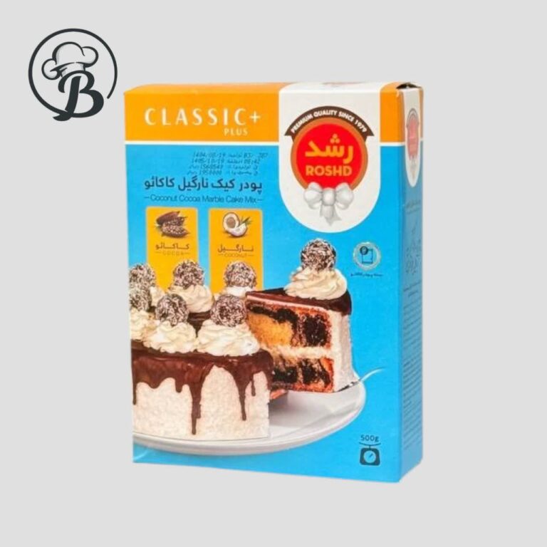 پودر کیک نارگیل کاکائو رشد