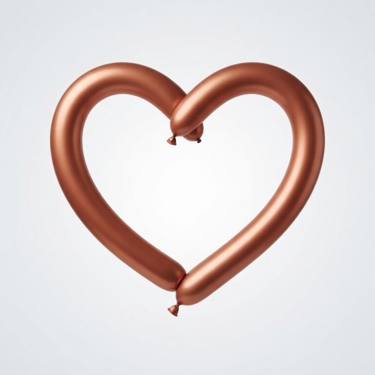 بادکنک ماری کرومی برنزی برای تزئینات جشن